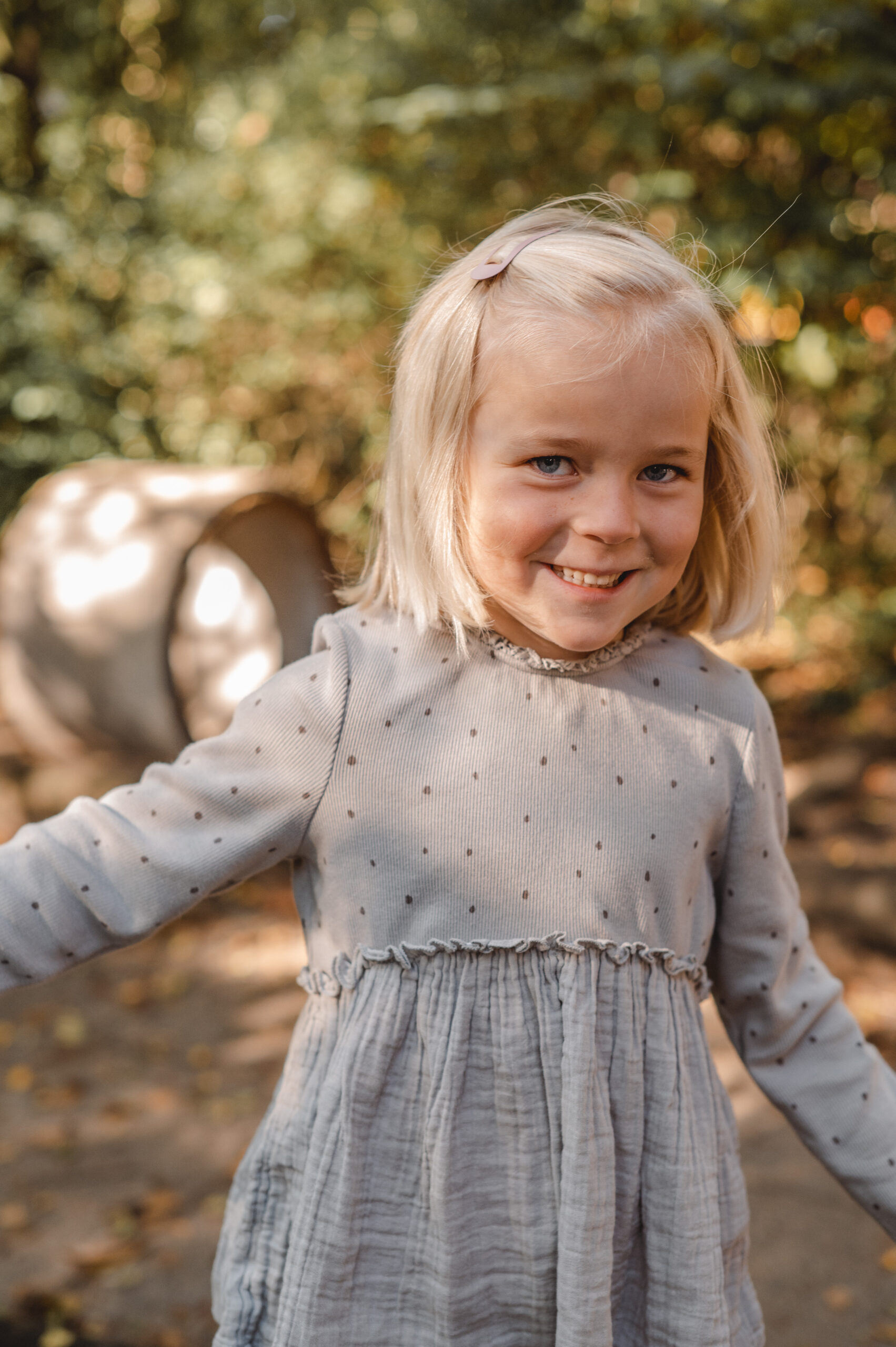 Portrait of Girl with Flower Crown