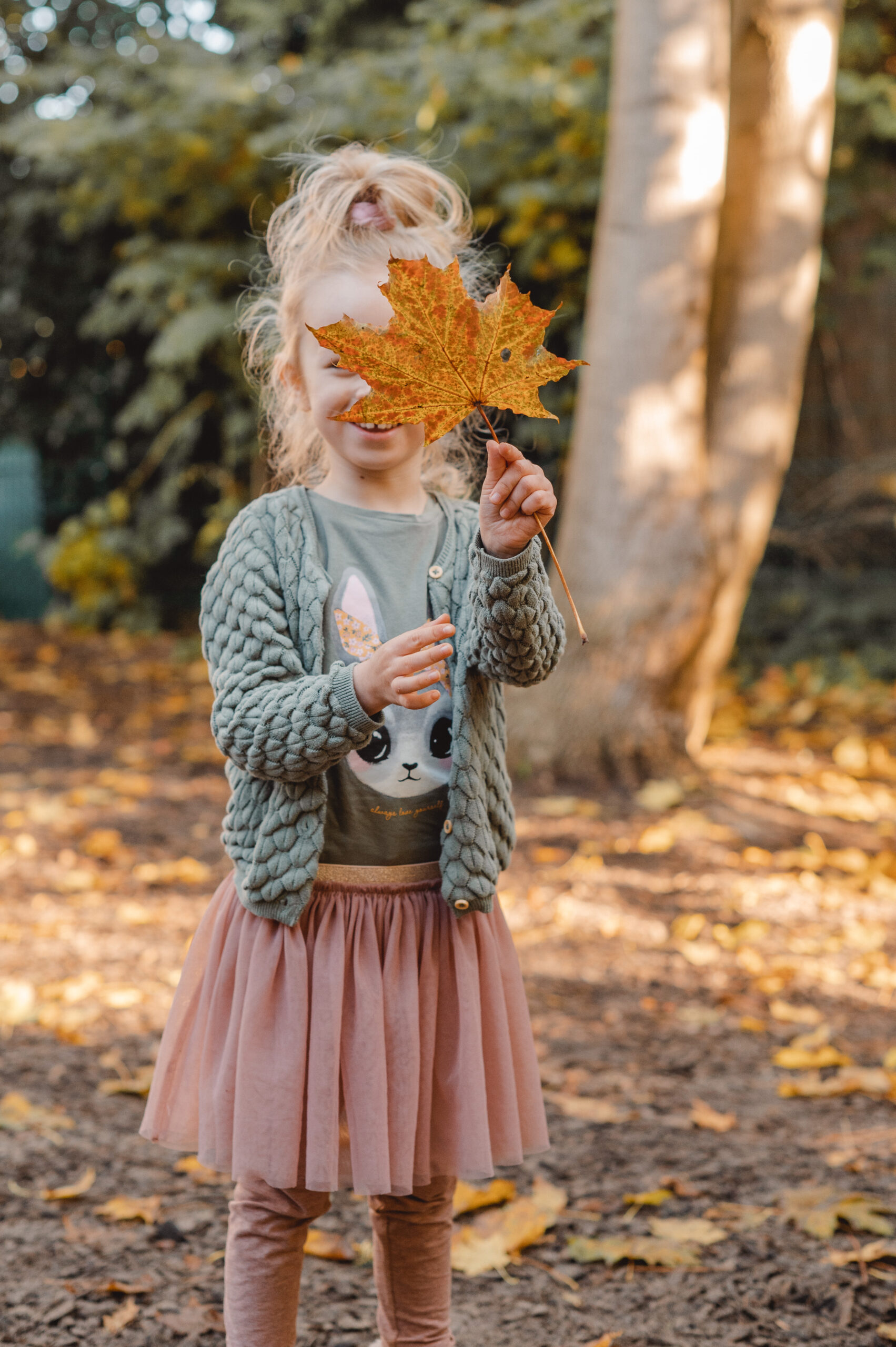 Portrait of Girl with Flower Crown